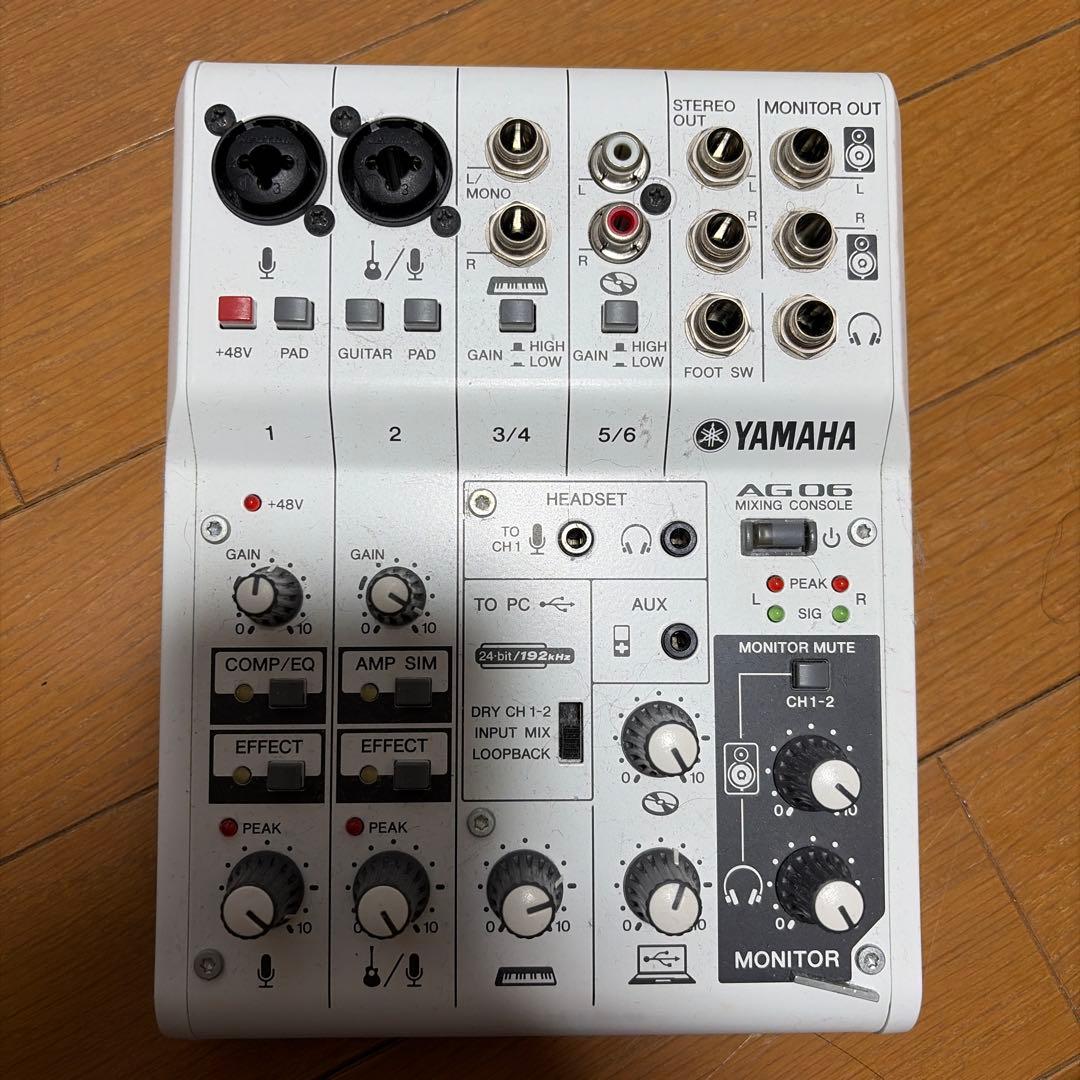 YAMAHA AG06 アナログミキサー