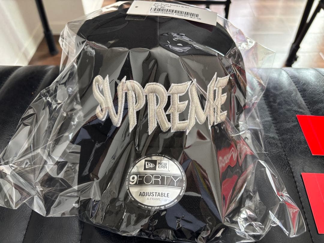 Supreme NEWERA キャップ ブラック