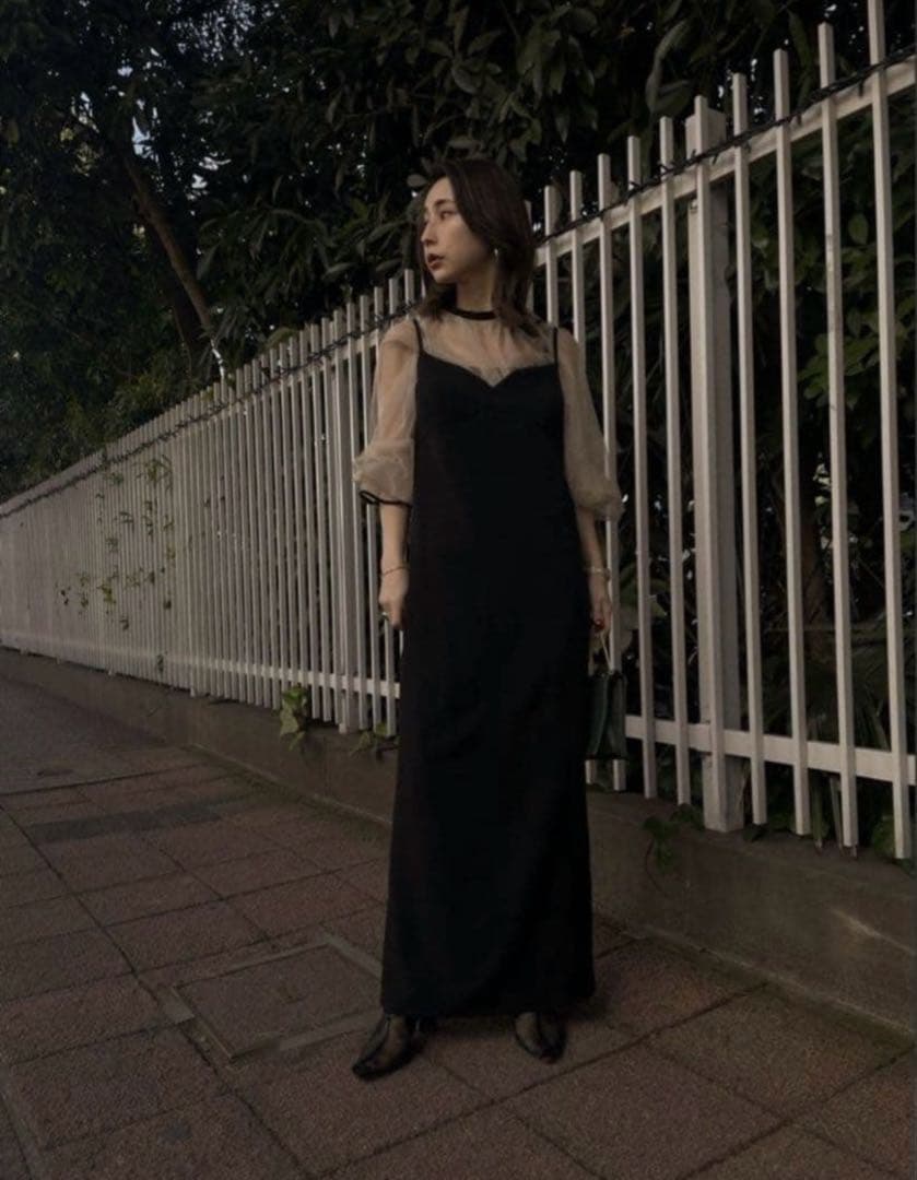 Ameri MANY WAY AIRY VEIL DRESS Mサイズ