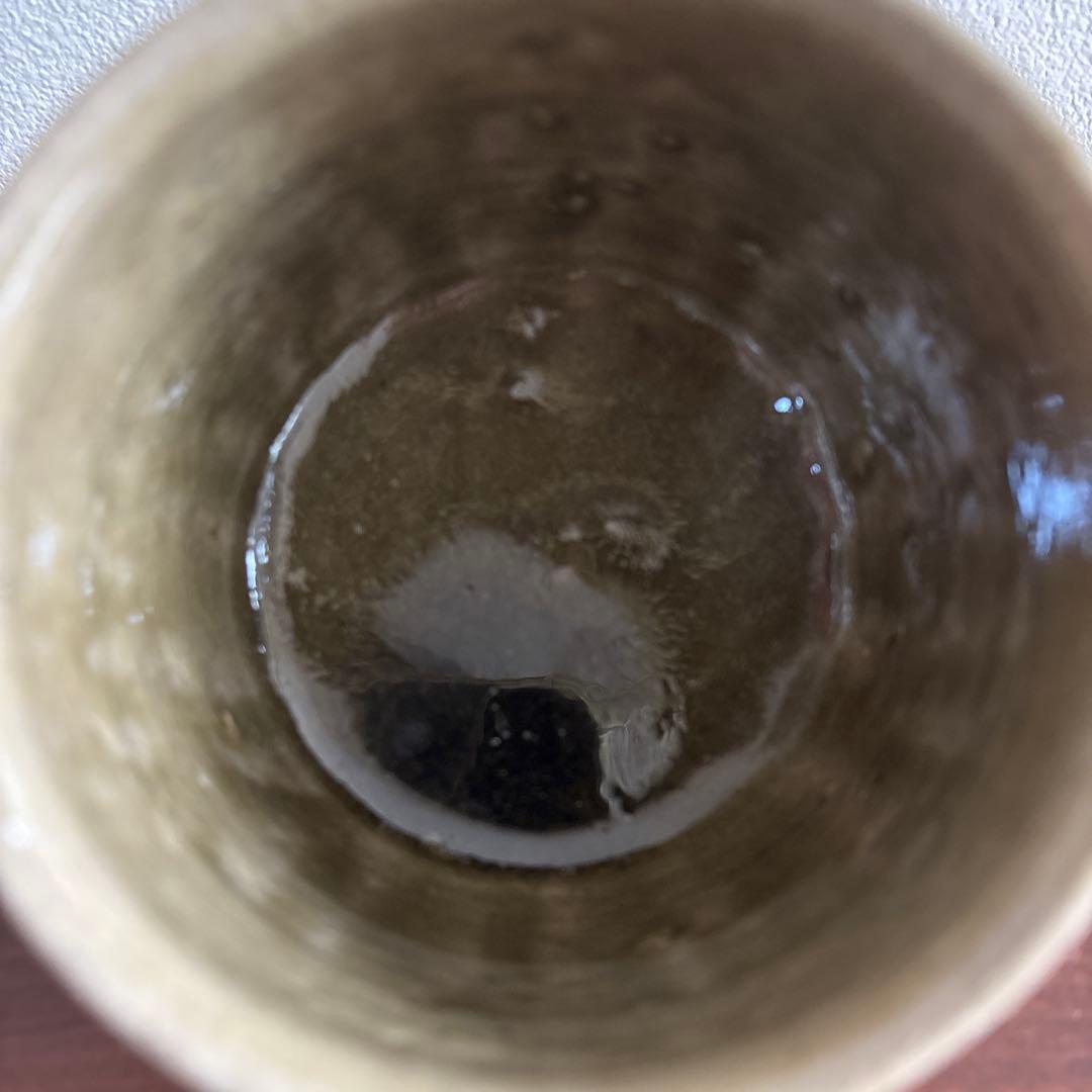 櫛掻　抹茶碗 民藝