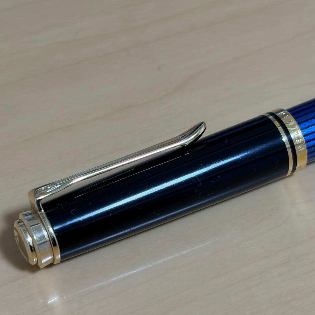 Pelikan ペリカン スーベレーン M600 14K EFニブ 万年筆 青縞
