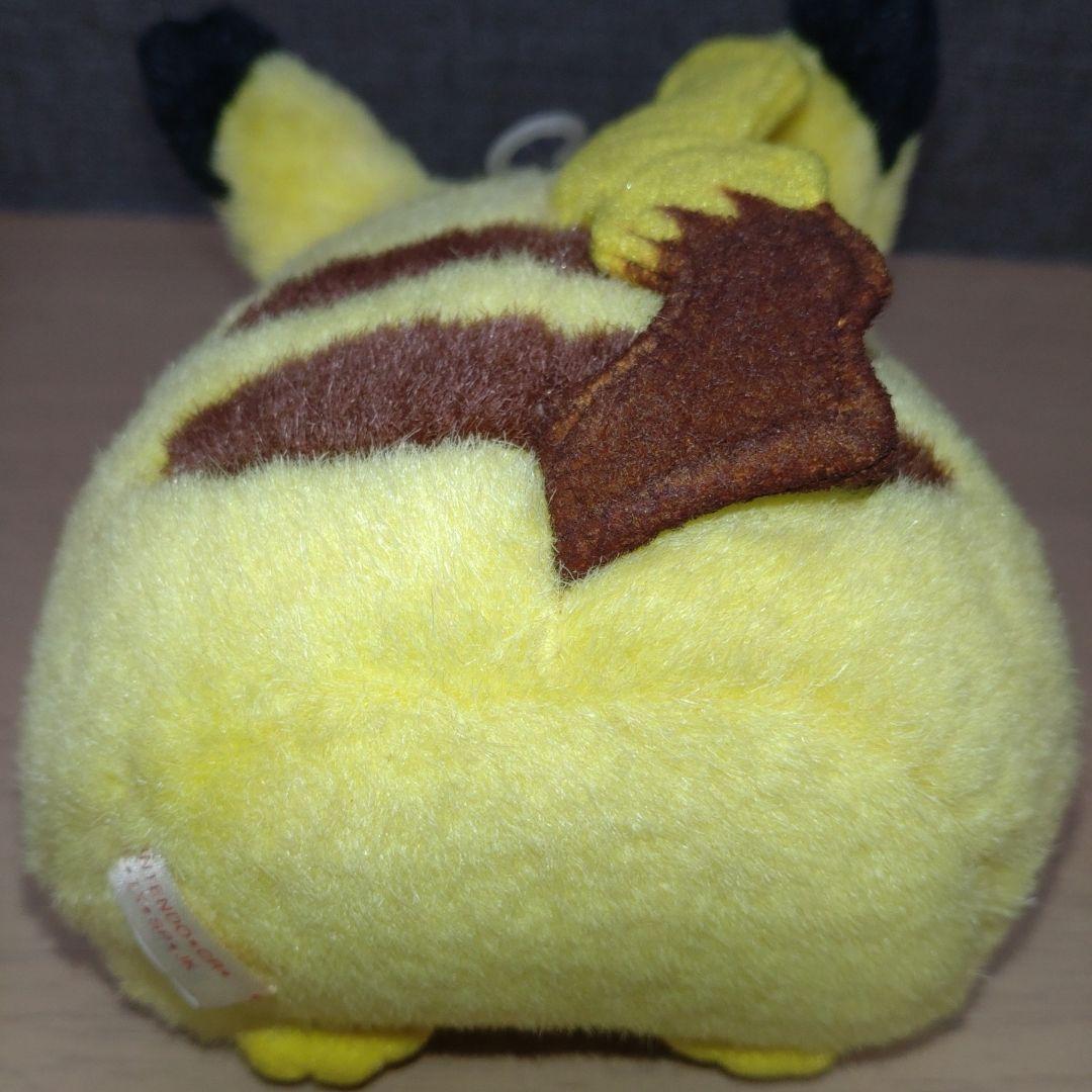 タグ付き　ピカチュウ バンザイ　にっこり　ぬいぐるみ 初期 TOMY