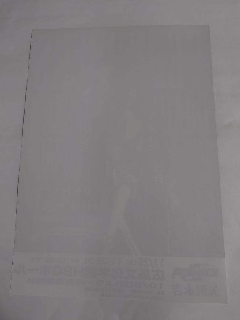 ★矢沢永吉・2014年・広島文化学園HBGホ－ル・B5サイズチラシ