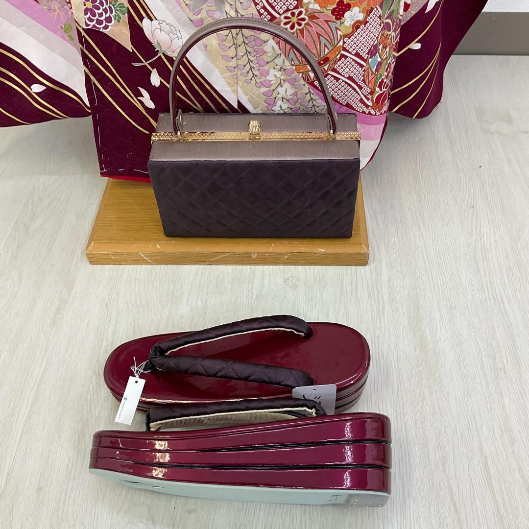 ししまる　正絹お振袖10点フルセット　お着付け小物セット　新品