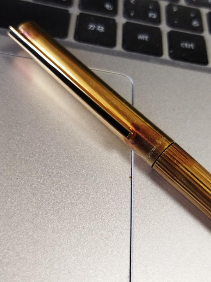 デュポン S.T.DuPont 万年筆 　925　ペン先 18ct ゴールド