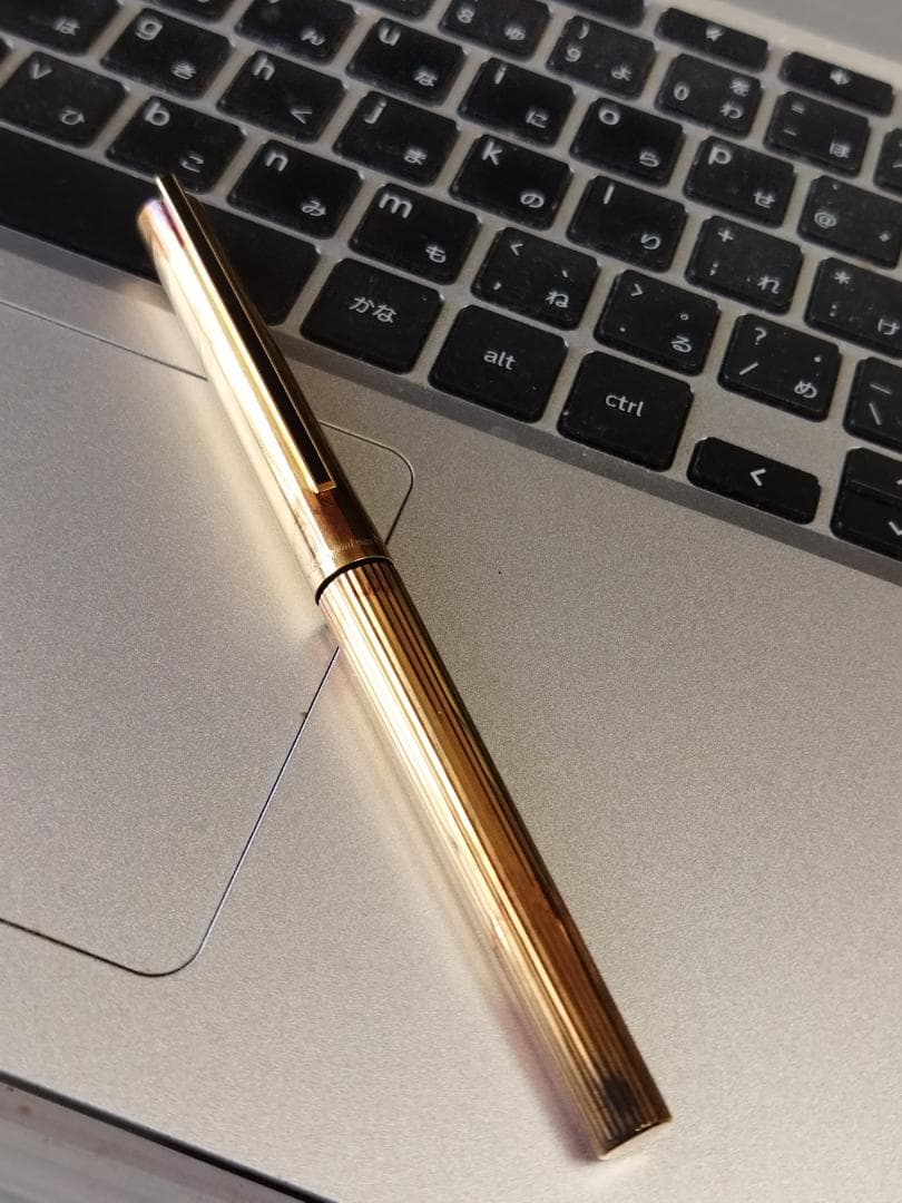 デュポン S.T.DuPont 万年筆 　925　ペン先 18ct ゴールド