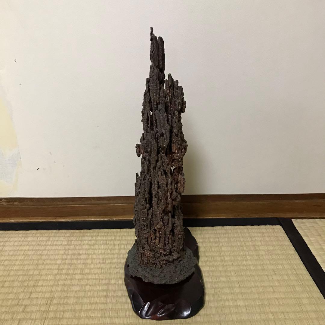 銅滴　含金銀銅製　重量約4.7㎏　住友金属鉱山株式会社謹製　高さ約41.5㎝