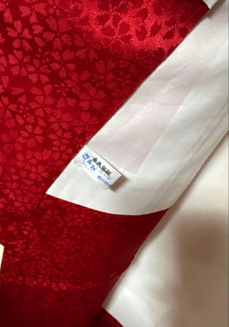 マトマト 赤×オレンジ 吉祥花々 振袖 身丈157