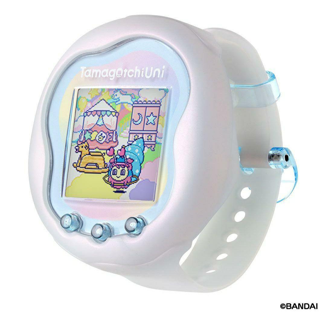 Tamagotchi Uni Prism White たまごっち ユニ プリズム