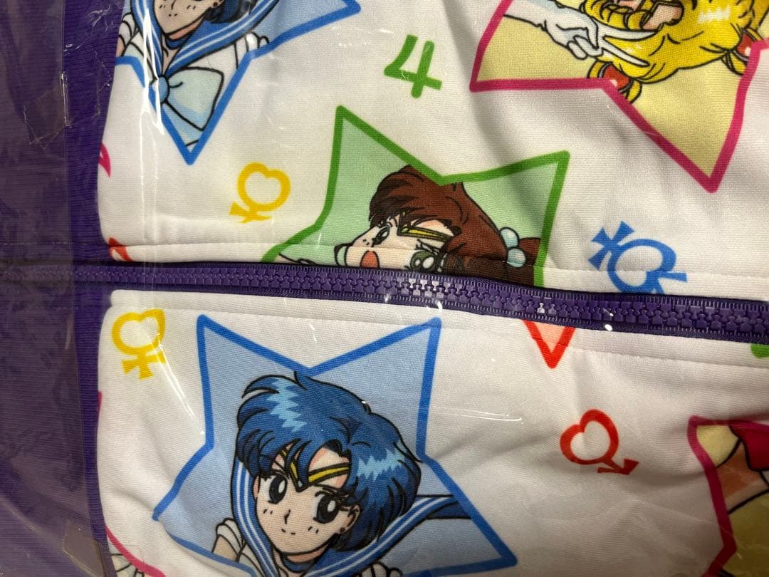 美少女戦士セーラームーン　総柄パーカー　パープル