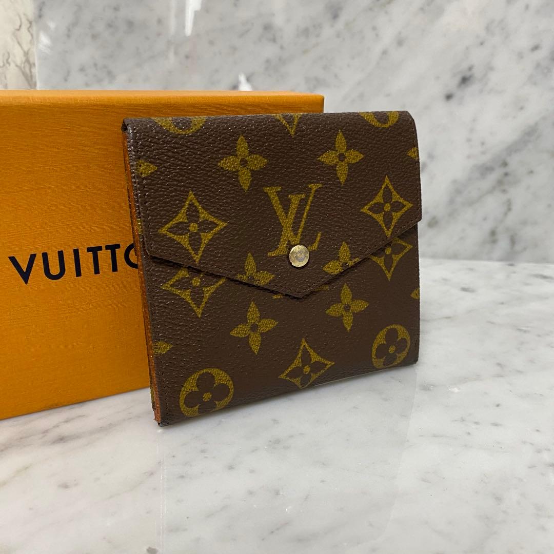 LOUIS VUITTON ルイヴィトン 三つ折財布 レター モノグラム