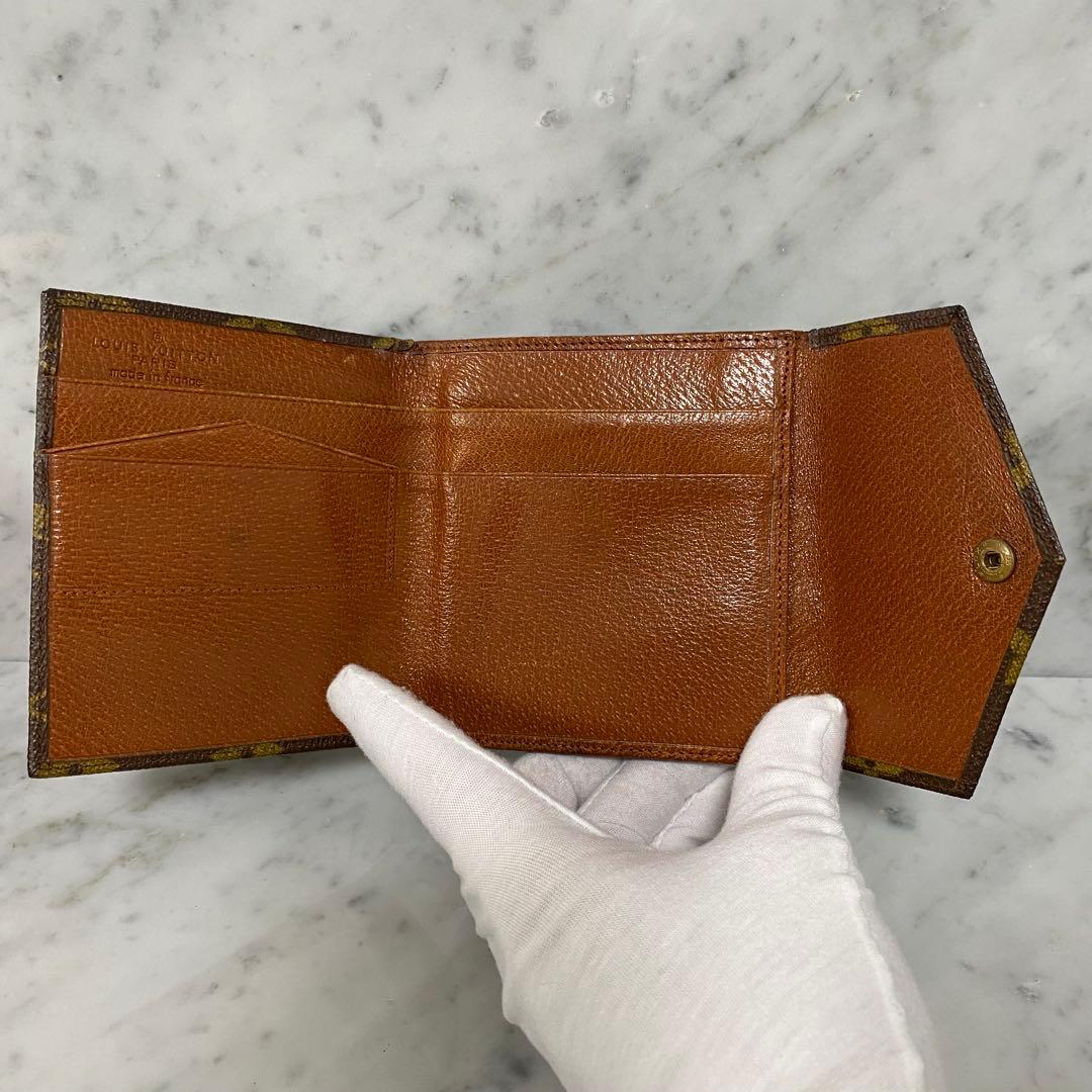 LOUIS VUITTON ルイヴィトン 三つ折財布 レター モノグラム