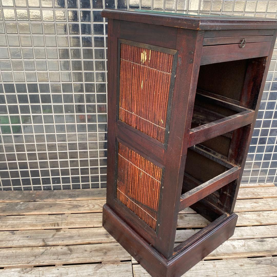 ヴィンテージ 三段バンブーチェスト アジアン家具 収納 インテリア