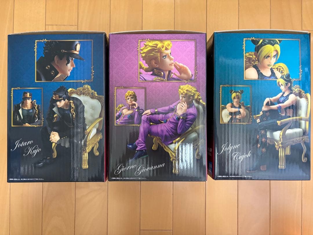 ジョジョ一番くじ　フィギュア　ジョルノ　承太郎　徐倫