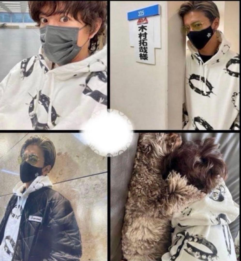 Supreme Studded Collars Hooded Lサイズ キムタク