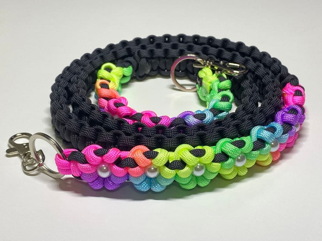 【ハンドメイド】パラコード・スマホ用ショルダーストラップ