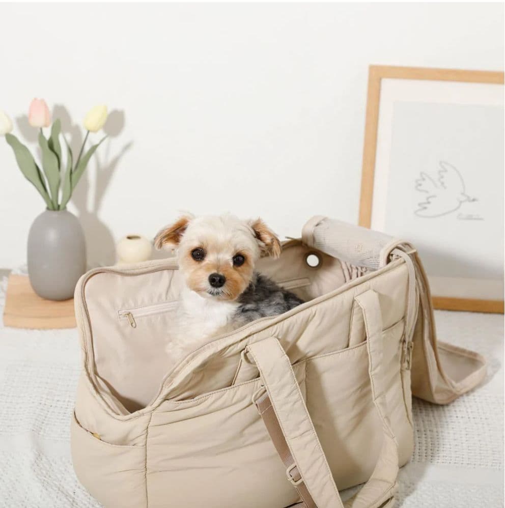 新品タグ付き 軽量撥水ペットトートバッグ【moncheri】