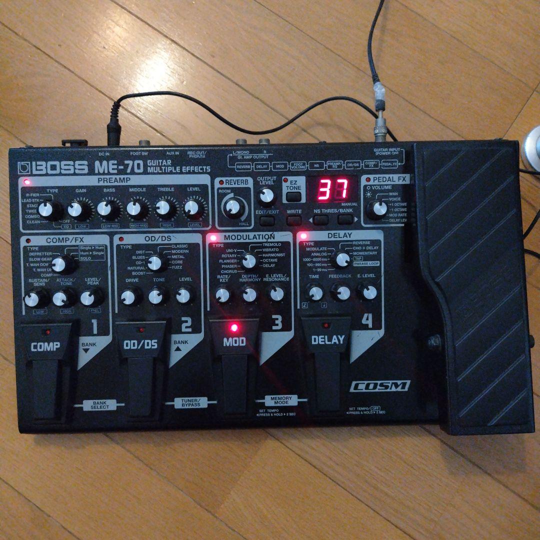 BOSS ME-70 マルチエフェクター 別売アダプター付 取説付