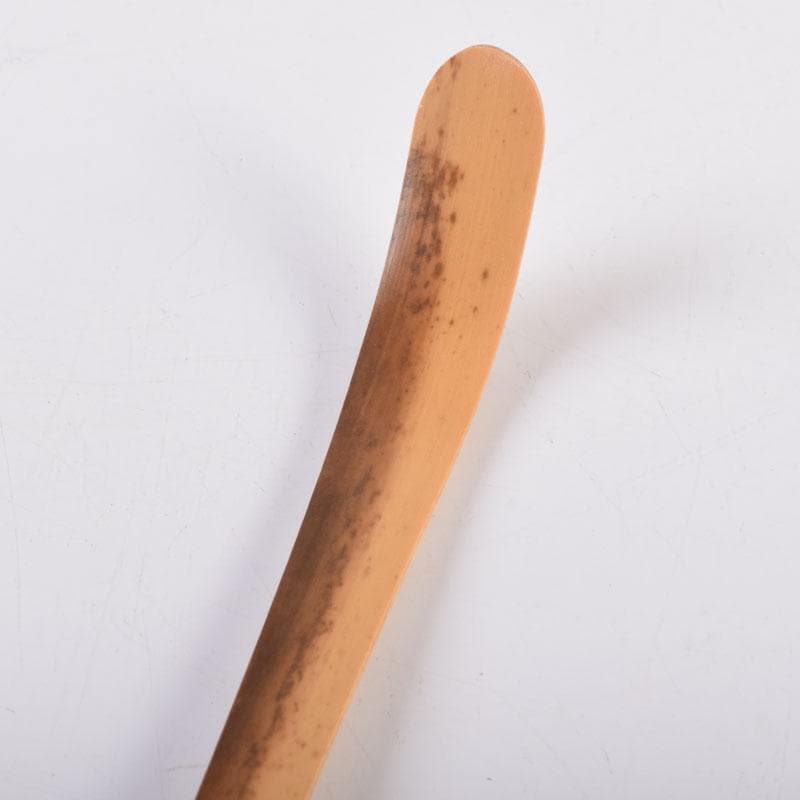 茶道具　宗竹作　茶杓　銘「唐錦」　前大徳　福本積應書付　共筒共箱　C　8442