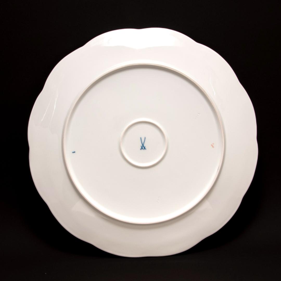 マイセン 金彩 「夏の花束」アルトツィアレリーフ 絵皿 直径 34.5センチ