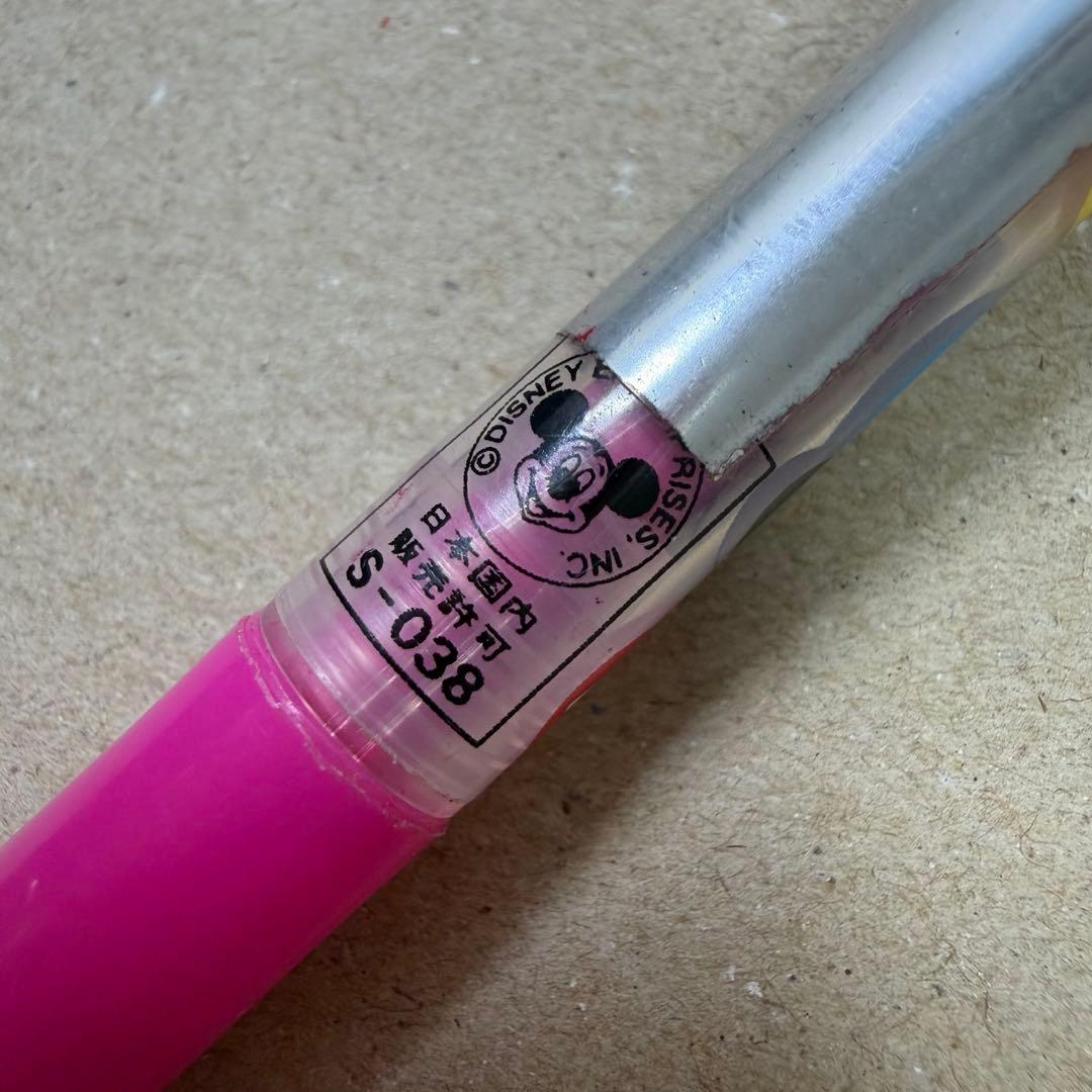 廃盤 ぺんてる カラーペン ピンク 慶弔 パーソンズ ディズニー ペン回し