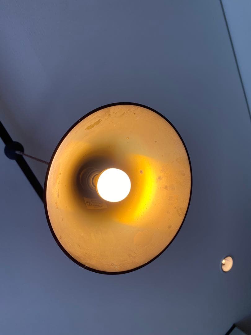 akaryo555 フタガミペンダントランプ 円錐 鍛金 黒ムラ2個セット