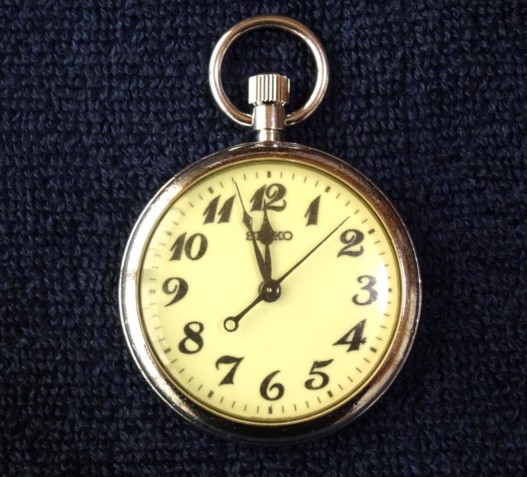 電池交換済 稼働品 JR東海 在来線 運転士 懐中時計 静岡 ルミブライト 蓄光