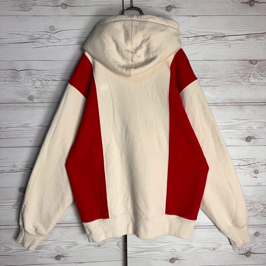 【希少サイズ】Supreme センター刺繍 アーチロゴ 希少 パーカー XL