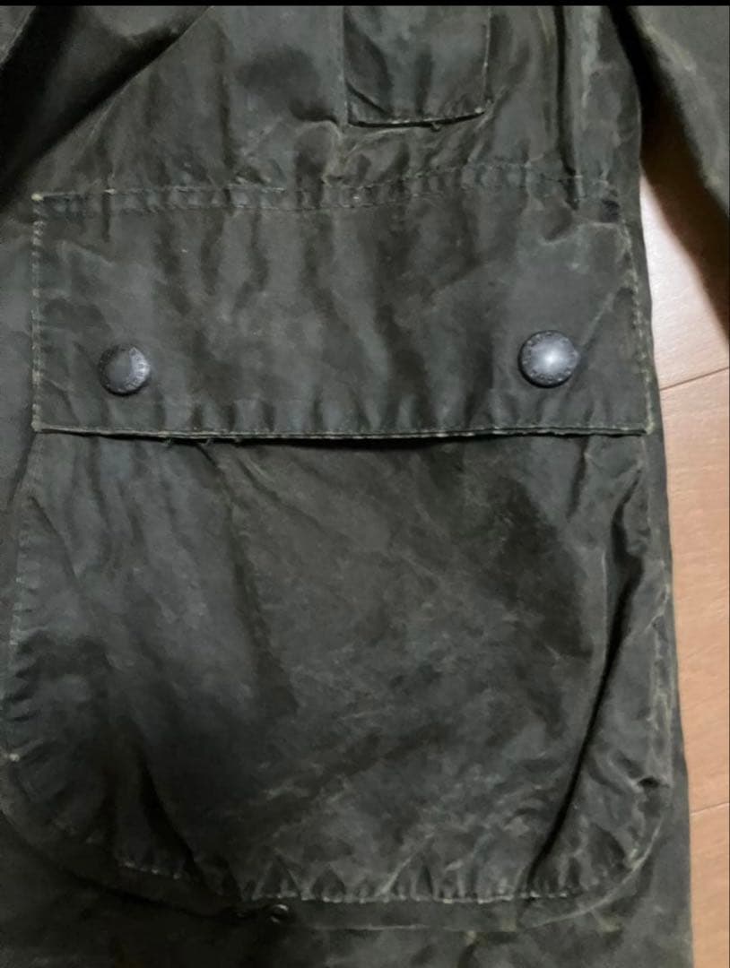 グ*ン様 Barbour borderボーダー　40 L セージ　グリーン　リプ