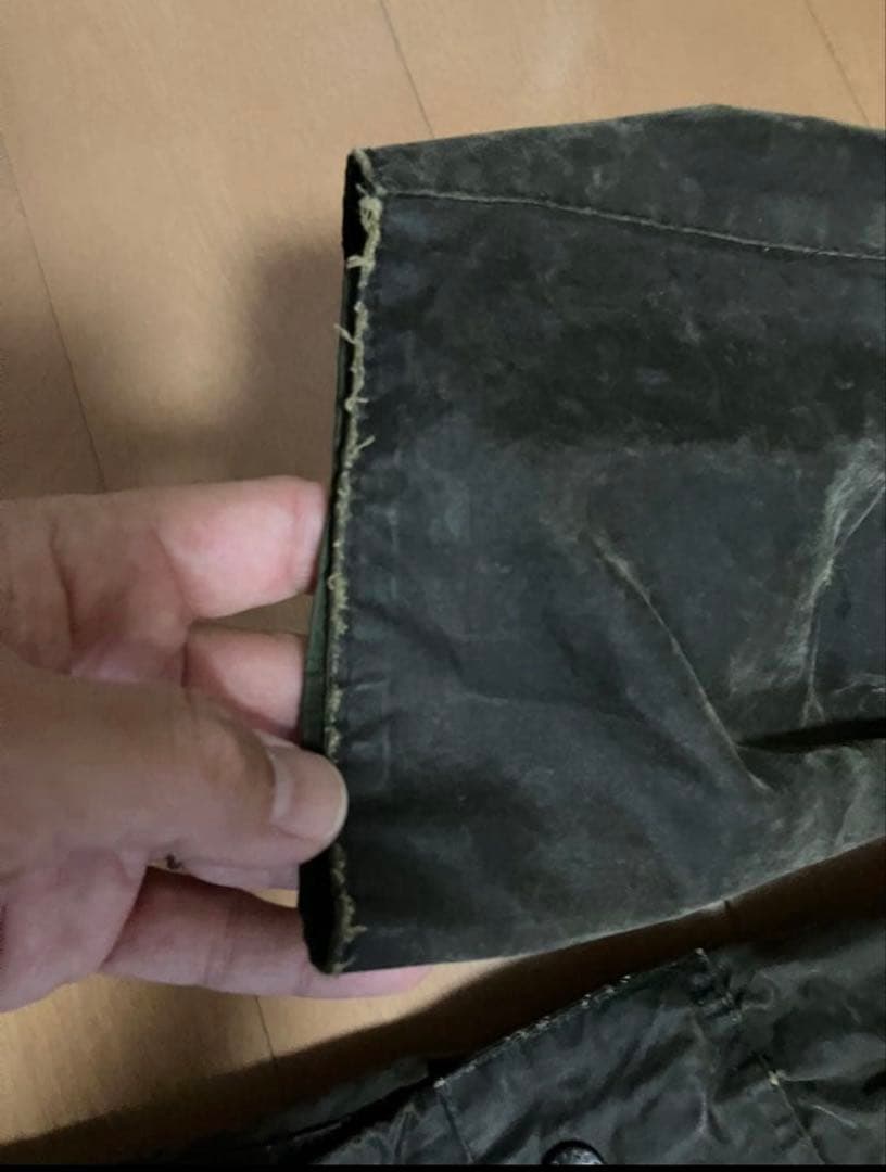 グ*ン様 Barbour borderボーダー　40 L セージ　グリーン　リプ