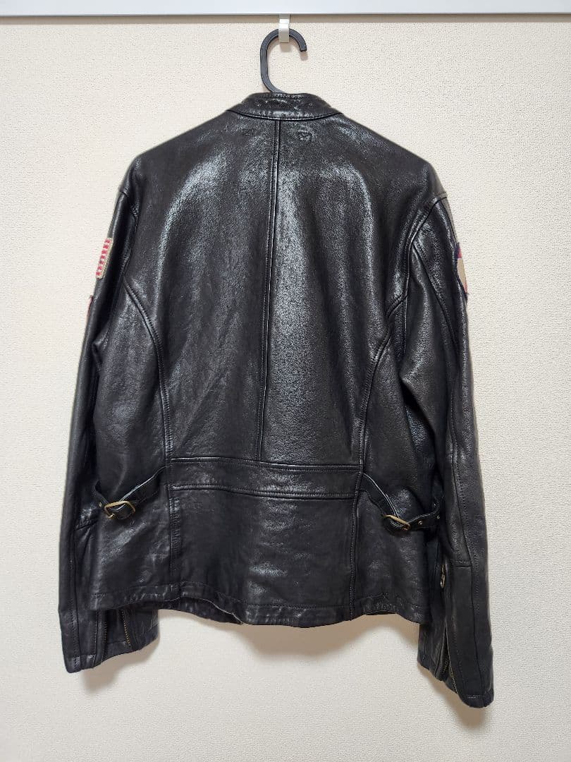 AVIREX USA シングルライダースジャケット Mサイズ