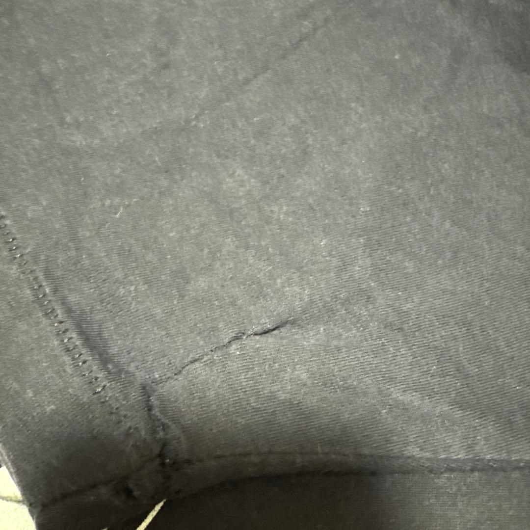 棚*K様 80sヴィンテージミッキーマウスフェイスTシャツ黒XLフェードdisn