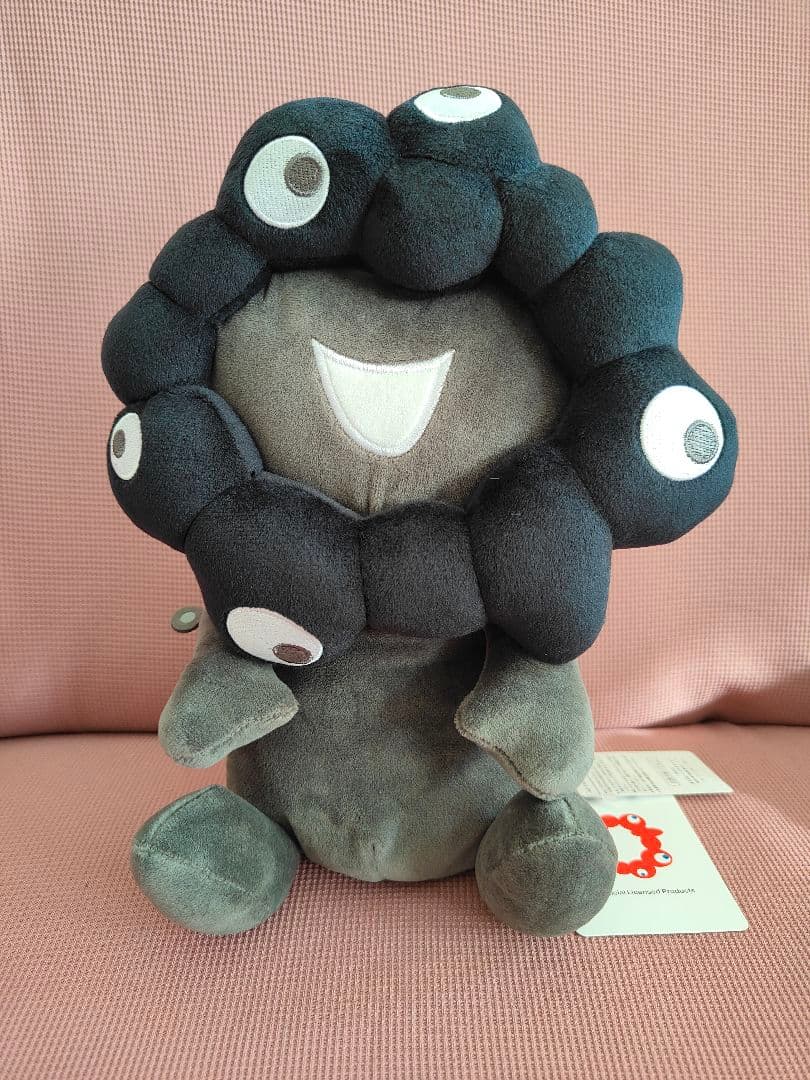 Mサイズ ミャクミャク お手玉風ぬいぐるみ 黒ミャクミャク