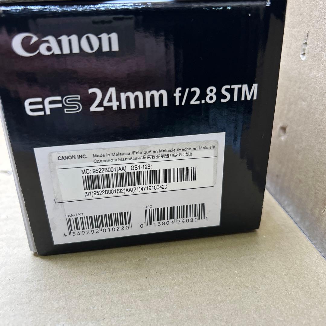 レンズ(単焦点) CANON EFS 24mm F2.8 STM