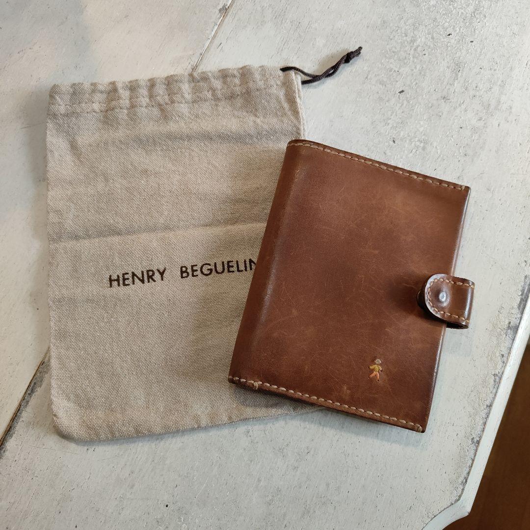 HENRY BEGUELIN ブラウン二つ折り財布