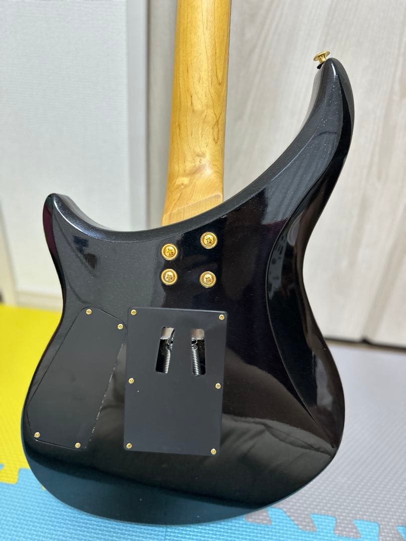 エレキギター ブラック 24フレット ハムバッカー