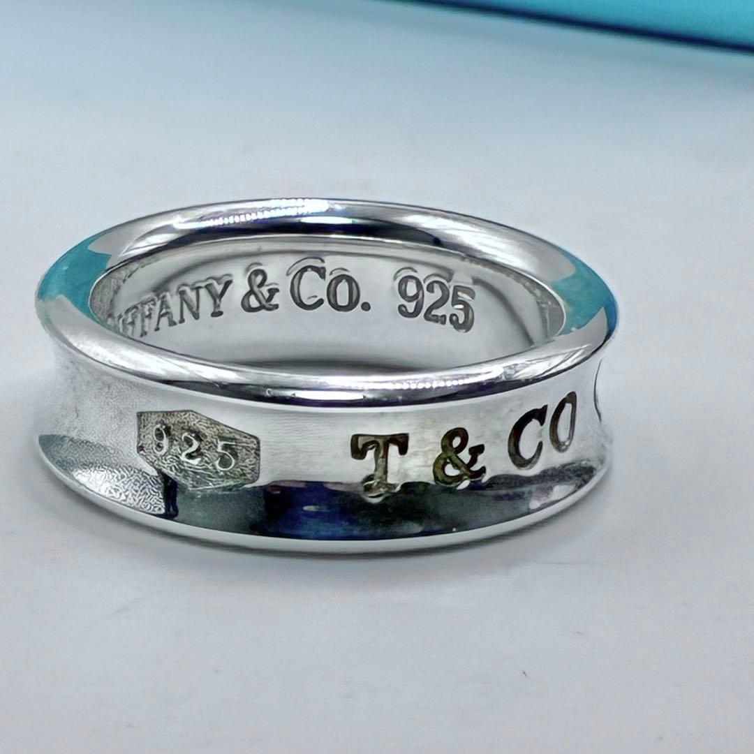 【大きいサイズ】ティファニー 15号 ナローリング シルバー 指輪 美品