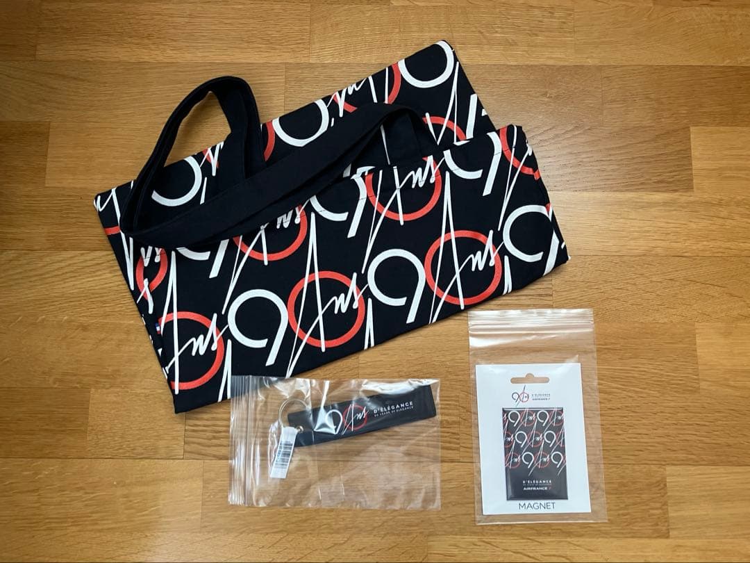 【匿名配送】エールフランス航空　創立90周年記念グッズ　３点セット