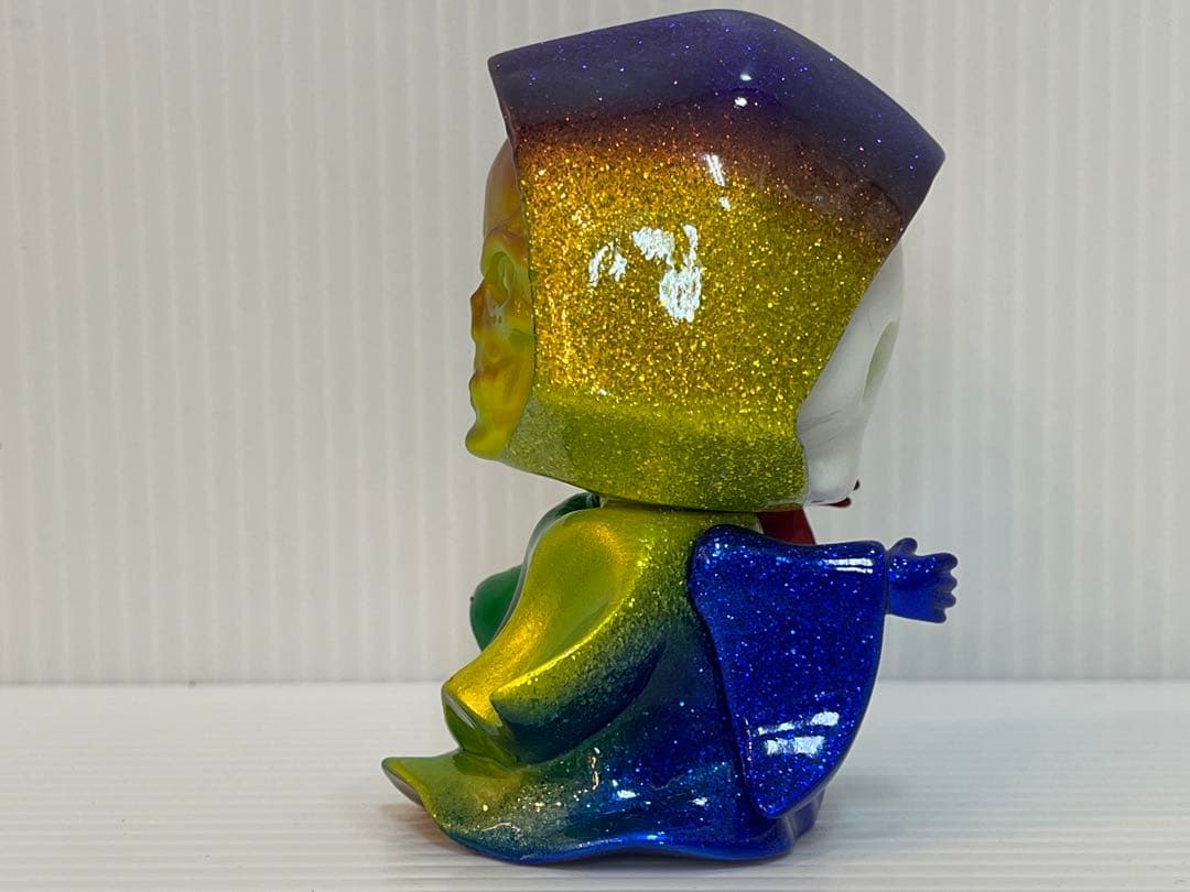 梅ZAWA ドクロちゃん レインボー/ラメ ソフビ フィギュア 希少 限定