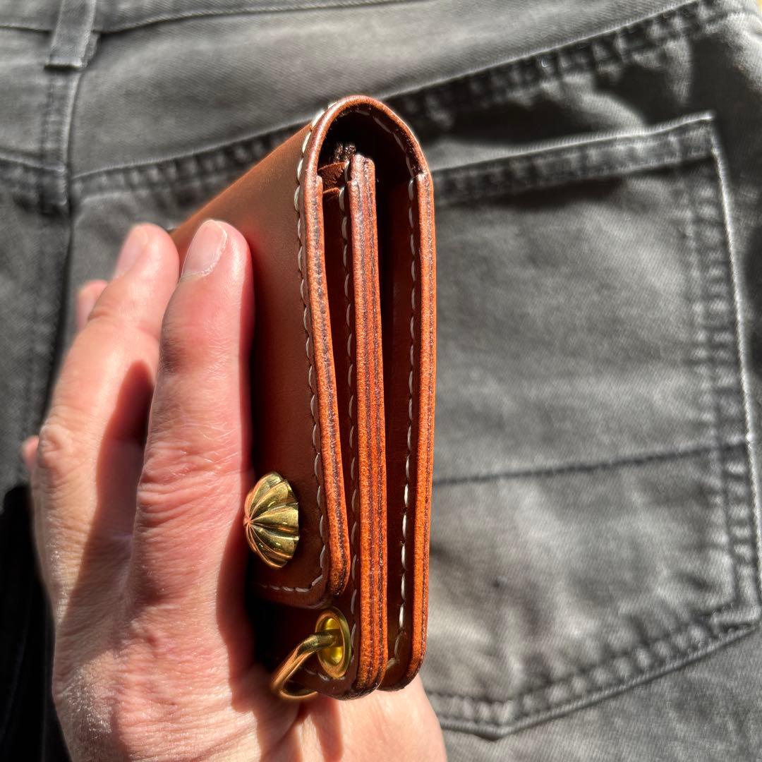 トラッカーウォレット　ショート　コンチョ