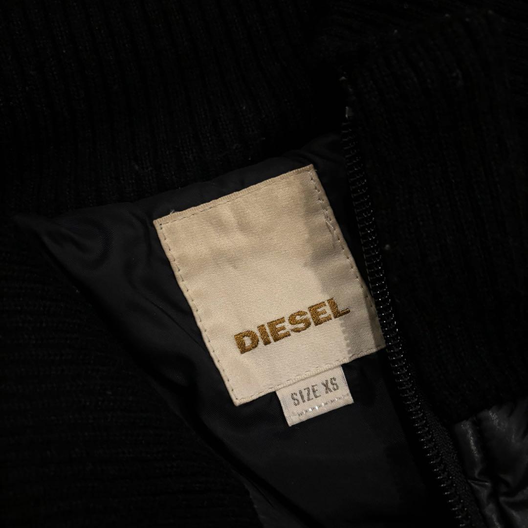 00’s Diesel フード　ジャケット　opium ダークコア　y2k