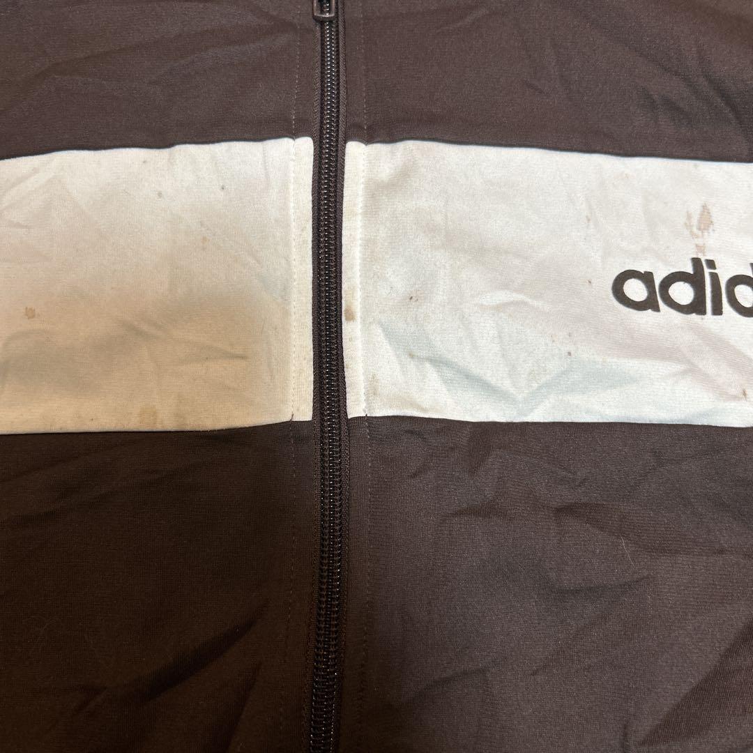 90s あのちゃん　アディダス トラックジャケット茶 ジャージ ブラウン XL