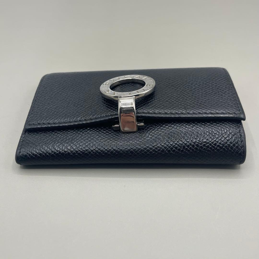 極美品　ブルガリ　6連　キーケース　レザー　黒　正規品