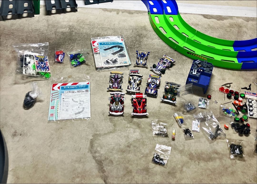 こ*こ様 ミニ四駆　 オーバルホームサーキット　バンクアプローチ　ラップタイマー