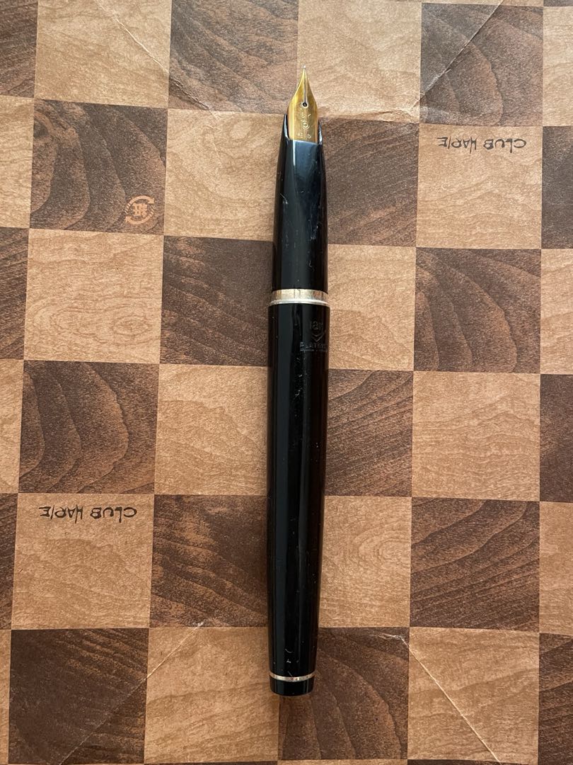 PARKER 万年筆 黒 18Kペン先