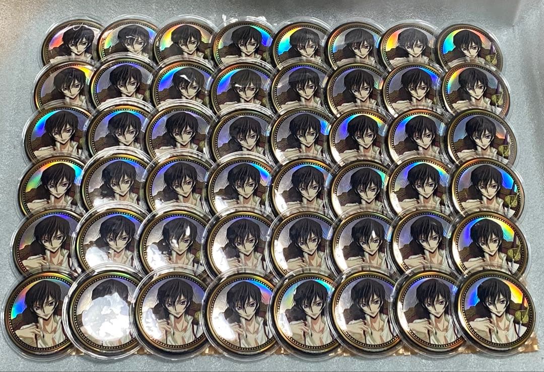 ギアス　コードギアス　ギラギラ缶バッジ　缶バッジ　セット　ルルーシュ　48点