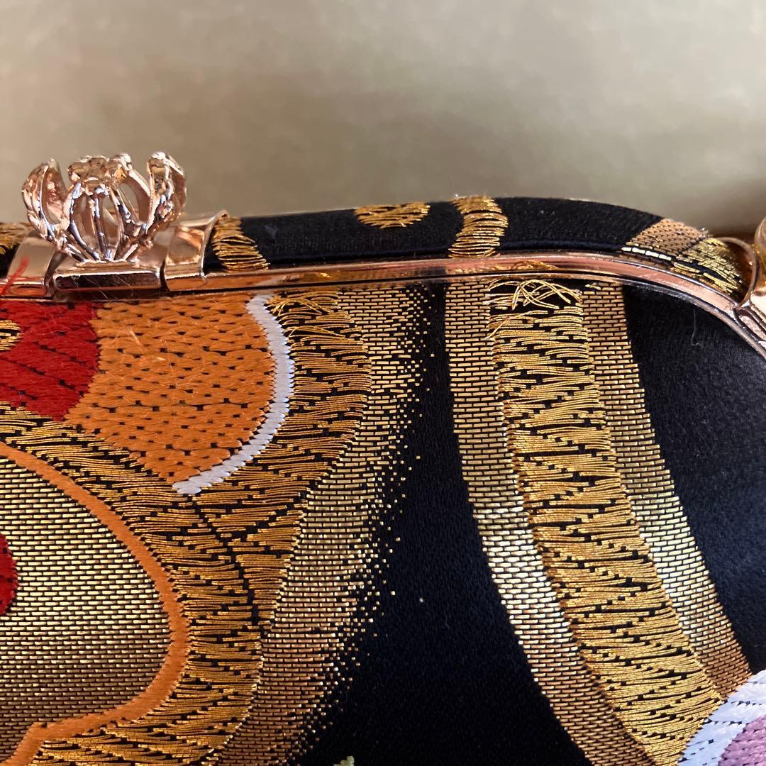 沙織　花柄刺繍 草履バックセット