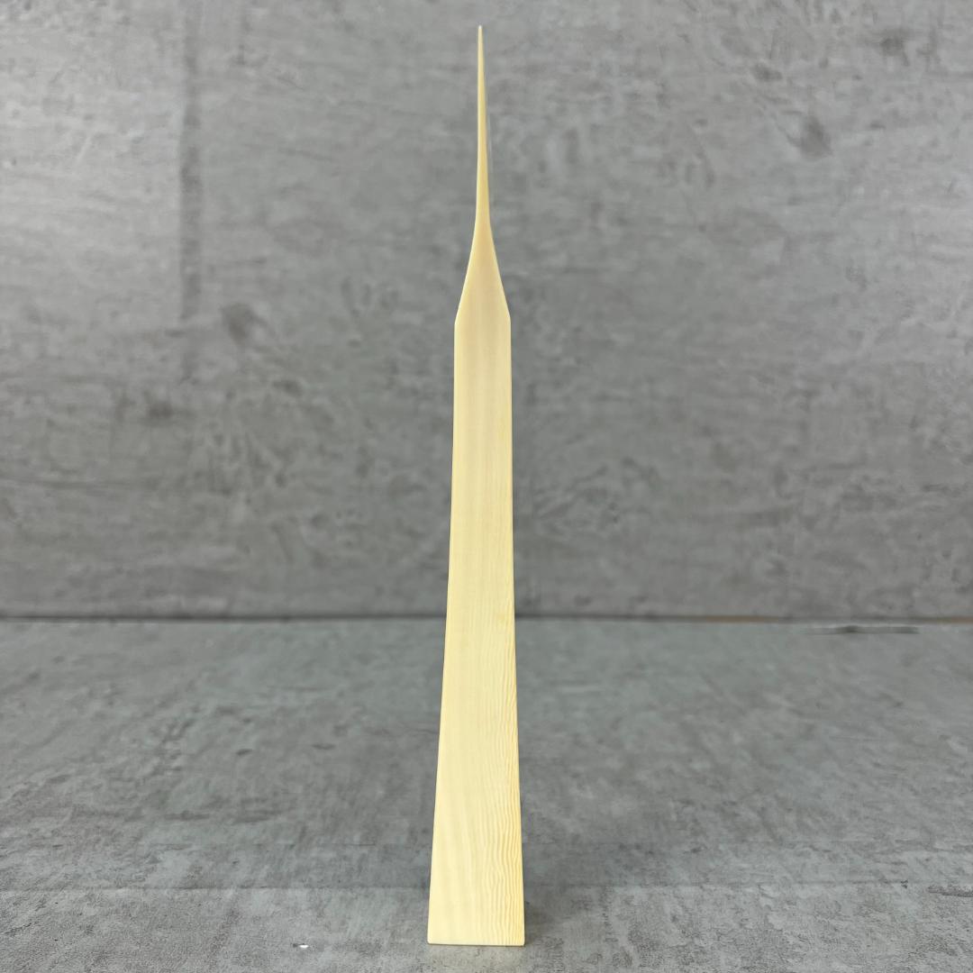 未使用級　最高級　津山撥　開き14cm　定価約150万円　三味線　和楽器　地唄