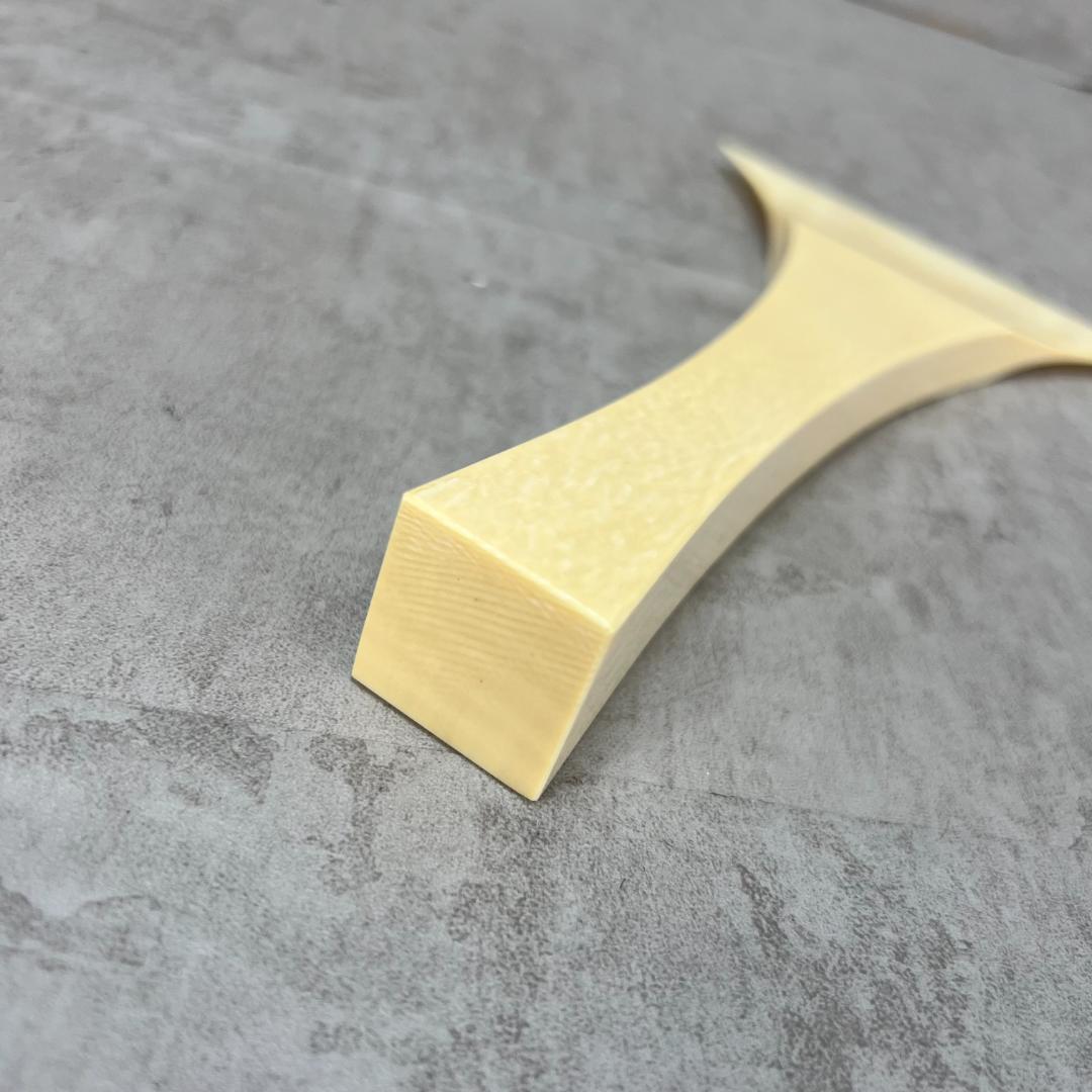 未使用級　最高級　津山撥　開き14cm　定価約150万円　三味線　和楽器　地唄