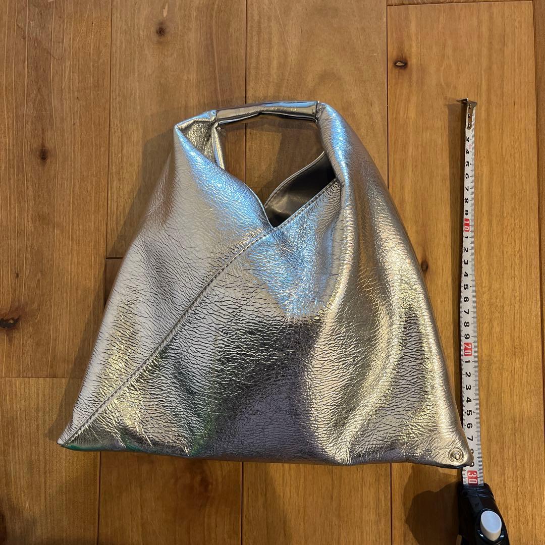 【MM6 メゾンマルジェラ】シルバーバッグ スモールサイズ